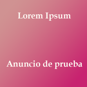 Prueba de anuncio 2