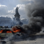 Las protestas por la inflación y la vivienda se contagian por Europa: caos en Francia, Italia y Albania y acampadas de España y Portugal